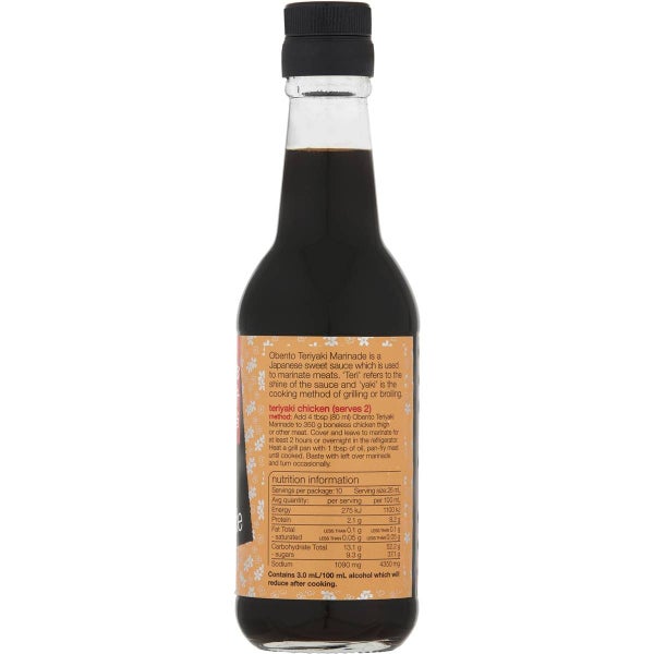 Obento Japanese Teriyaki Marinade Sauce 250ml Carousel 2