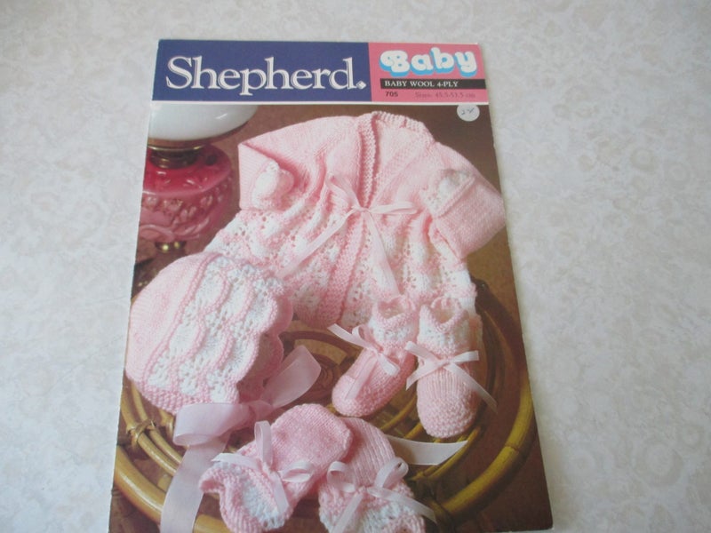 Baby Knitting Pattern - Shepherd Baby Set Carousel 1