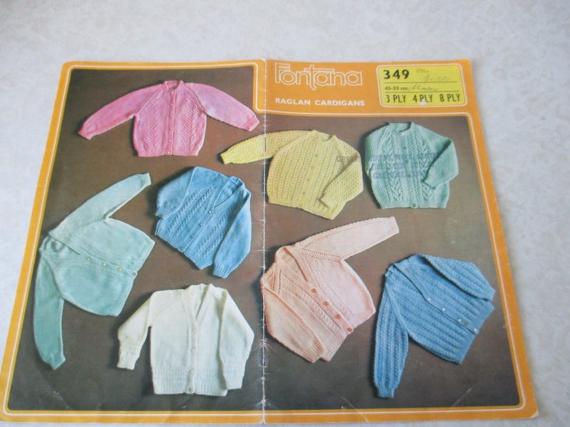 Baby Knitting Pattern - Fontana 8 Cardigans Carousel 1