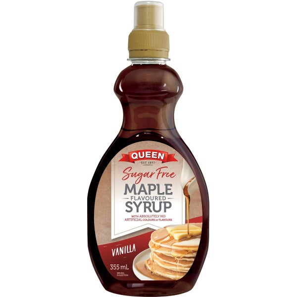 Queen Sugar Free Maple Syrup Vanilla 355ml Carousel 1