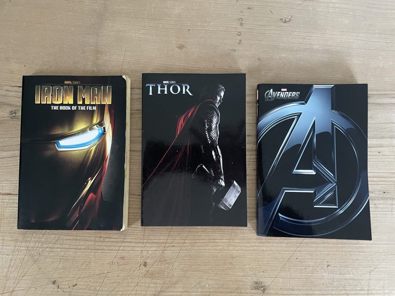 3x Marvel Movie Tie In Books Bundle - inc. Iron Man, Thor & Avengers Carousel 1