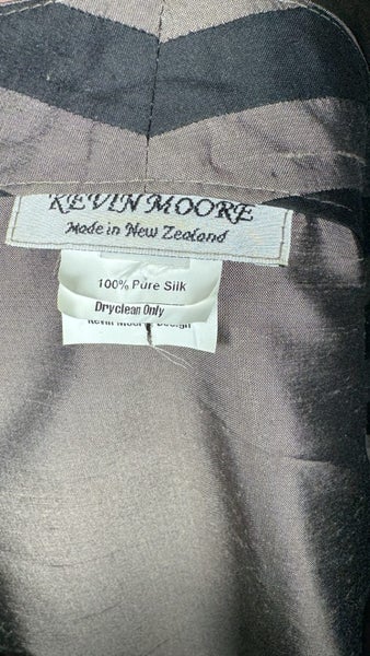 Kevin Moore silk dress. Custom-made. Worn once. Carousel 1