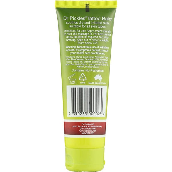 Dr Pickles Original Formula Tattoo Balm Tube 75g Carousel 2