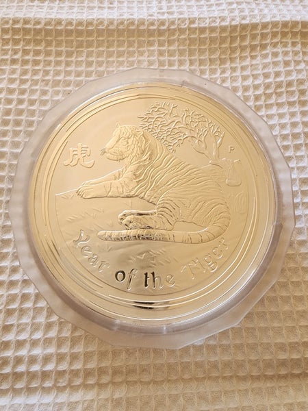 TIGER TIME 1 kg 2010 silver Tiger from Perth Mint. Lunar Series. Carousel 1