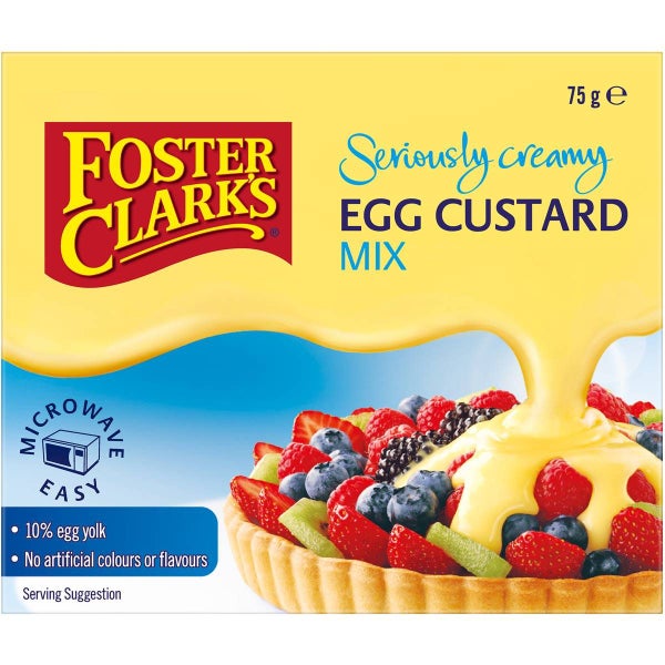 Foster Clarks Seriously Creamy Egg Custard Powder Mix 75g Carousel 2