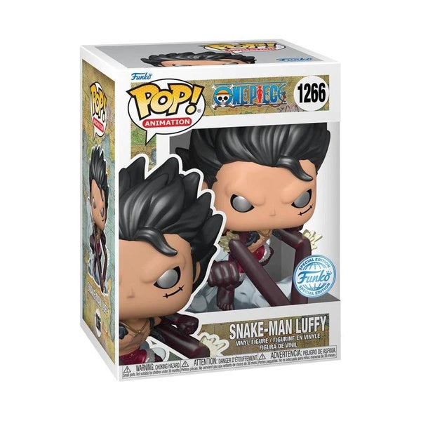 One Piece Snake Man Monkey D Luffy Metallic Pop! Vinyl Carousel 1