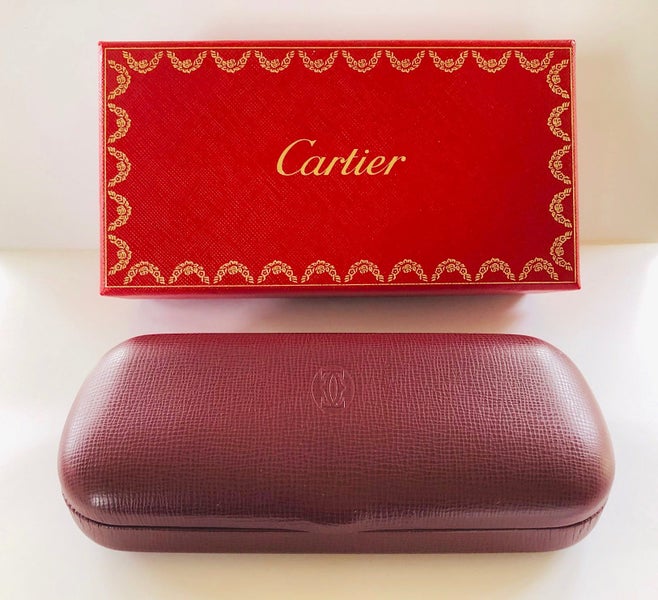 Cartier Eyeglasses Oval Gold 49mm Authentic Frames Carousel 2