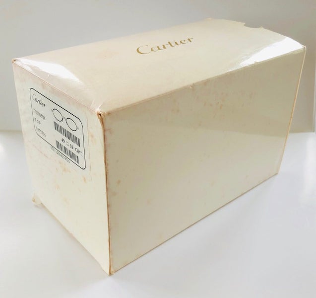 Cartier Eyeglasses Oval Gold 49mm Authentic Frames Carousel 6