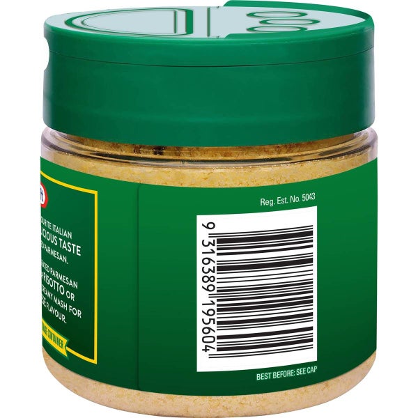 Kraft Grated Parmesan Cheese Powder Strong and Bold Flavour Pasta Topping 125g Carousel 2