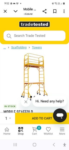 Portable Scaffolding x 2 sets Carousel 1