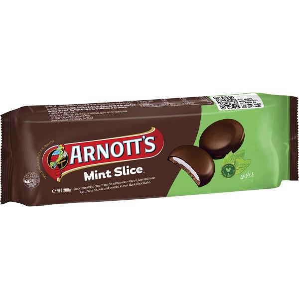 Arnotts Mint Slice Chocolate Biscuits 200g Carousel 1