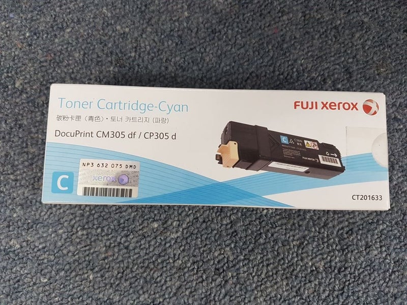 Fuji Xerox CM305df/CP305d Genuine Cyan toner CT201633 Carousel 1