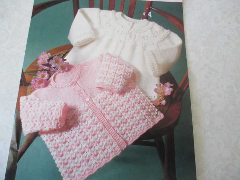Baby Knitting Pattern - Peter Gregory Matinee Coats Carousel 1