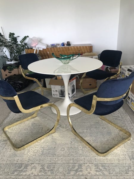 Mid Century Brass chairs Carousel 2