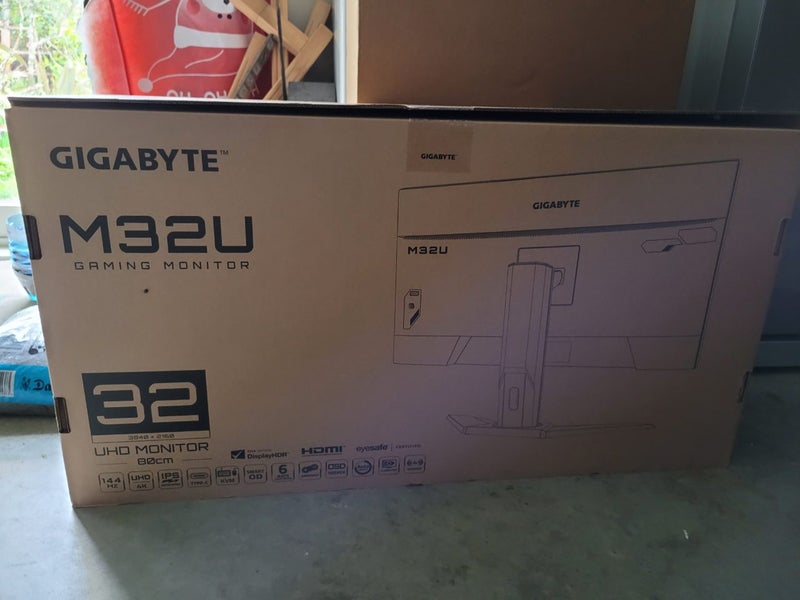 $1 Reserve Gigabyte M32U 32" 4K 144hz Monitor (Faulty) Carousel 1