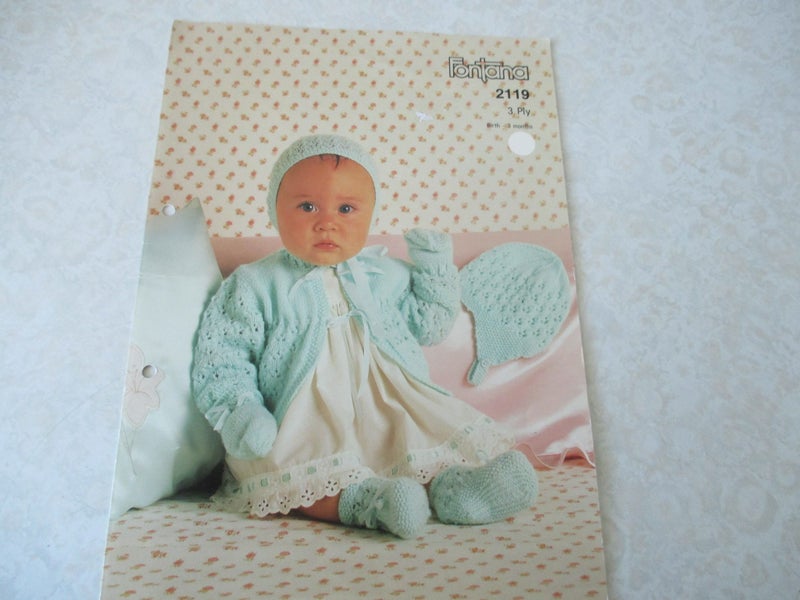 Baby Knitting Pattern - Fontana Baby Set Carousel 1