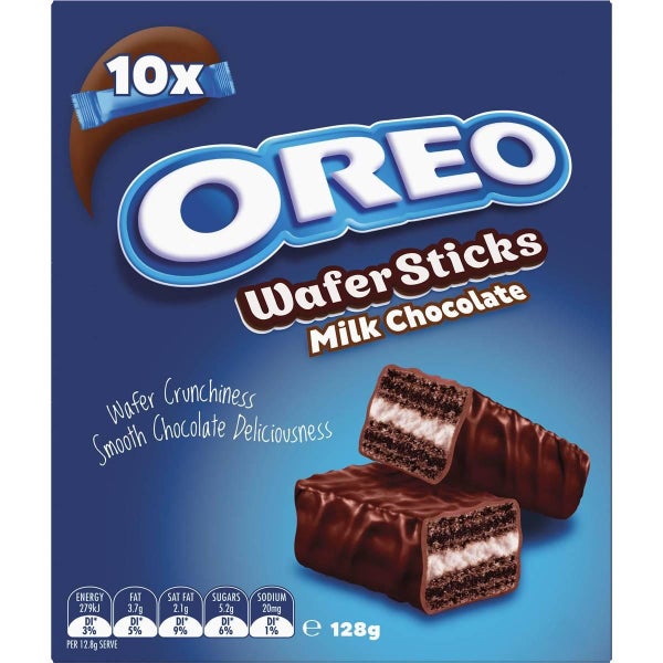 Oreo Milk Chocolate Wafer Sticks 10 pack Carousel 2