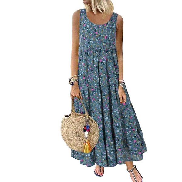 Maxi Dress Floral Summer Dresses Womens Clothing Size 18 Carousel 2