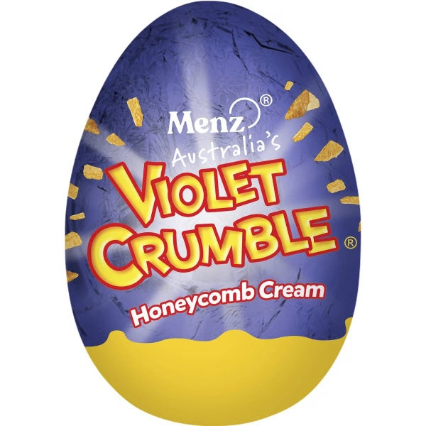 Violet Crumble Honeycomb Creme Egg Chocolate Easter Egg 36g X 6 Eggs Carousel 1