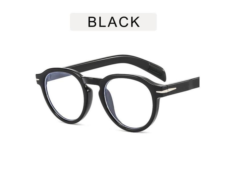 Fashion Men Clear Round Frame Glasses Frame For Men Women Computer Eyeglasses Carousel 1