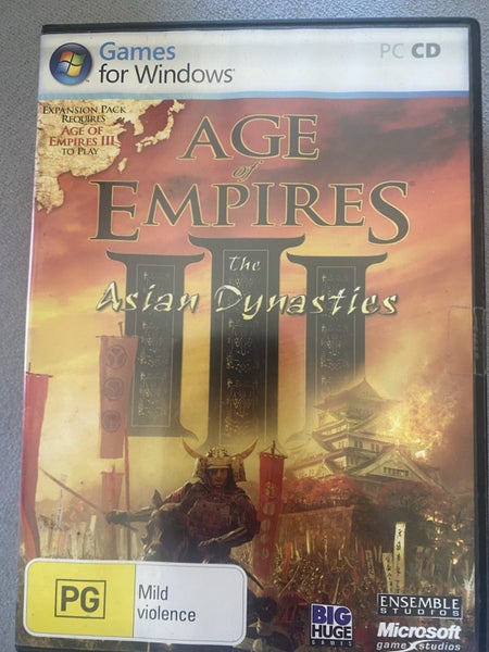 PC AGE OF EMPIRES THE ASIAN DYNASTIES Carousel 1