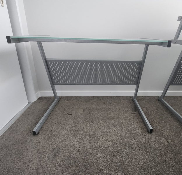 Glass Office Desk Carousel 1