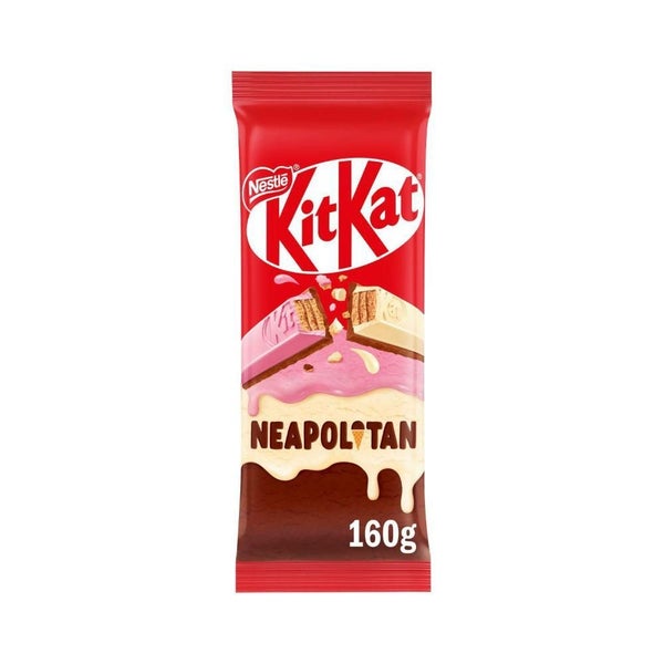 Nestle Kit Kat Neapolitan Chocolate Block Limited Edition 160g Carousel 1