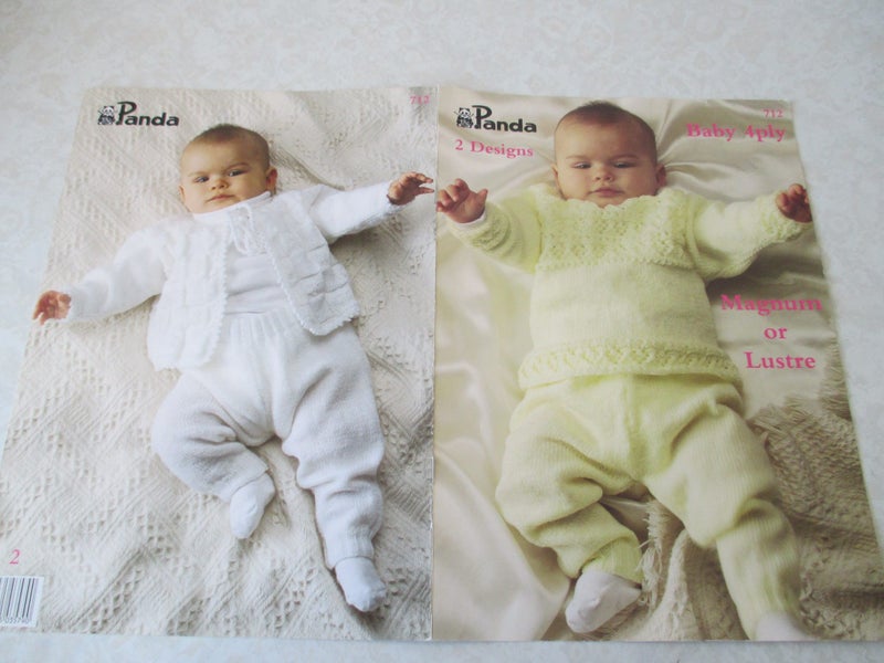 Baby Knitting Pattern - Panda 2 Designs Carousel 1
