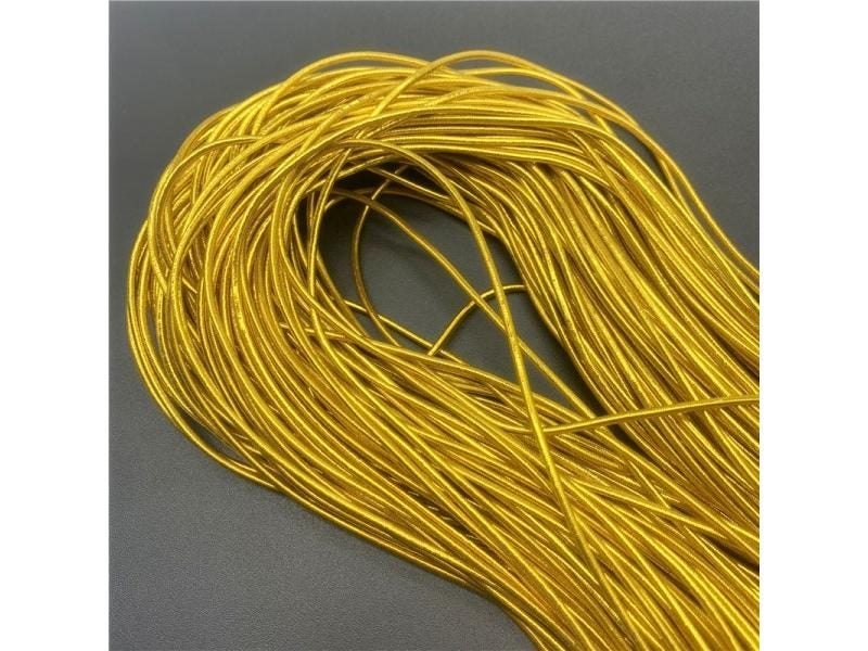 1.0mm-1.5mm Gold/Silver Round High Elastic Sewing Waist Bands Carousel 1