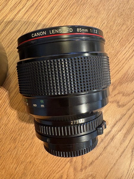 Canon FD 85mm 1.2629317224623381116