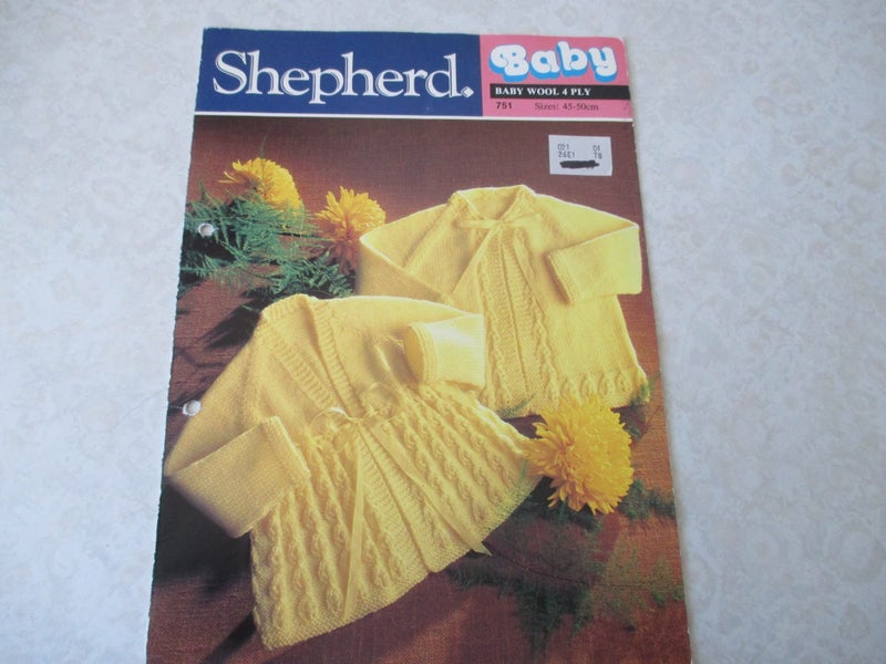 Baby Knitting Pattern - Shepherd Matinee Coats Carousel 1