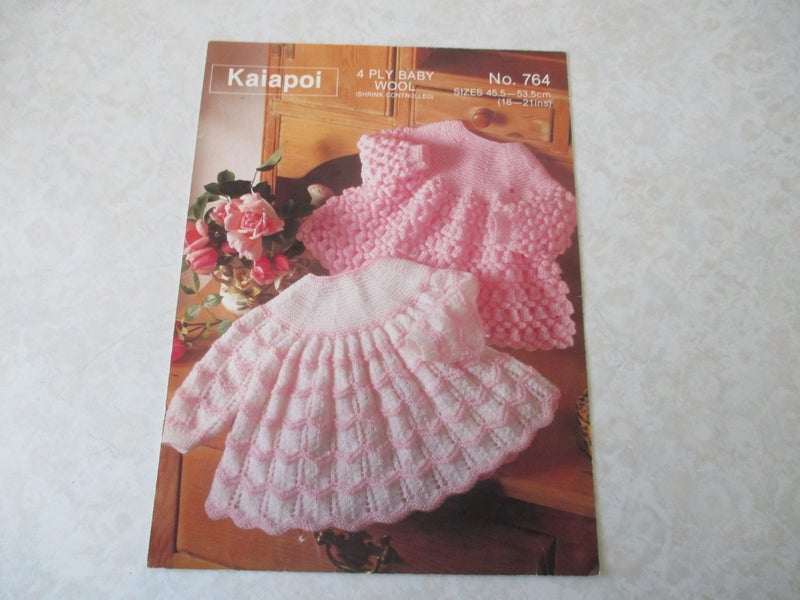 Baby Knitting Pattern - Kaiapoi Angel Tops Carousel 1