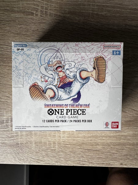 One Piece TCG OP-05 Sealed English Booster Box Carousel 1