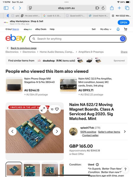 Naim NA 522 MM Phono cards62865827956737113