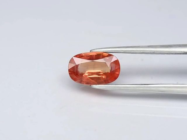 $1 RES * Buy Now $1,550.00 * 1.03ct Cushion Orange SAPPHIRE Gemstone Loose Carousel 2