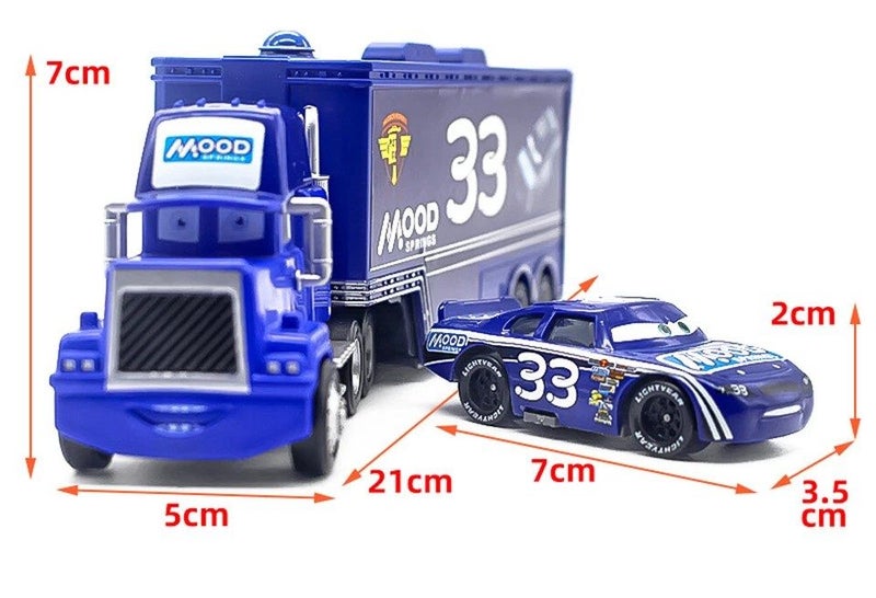 Disney Pixar Cars MACK TRUCK AND CAR MOOD SPRINGS - NEW Carousel 1