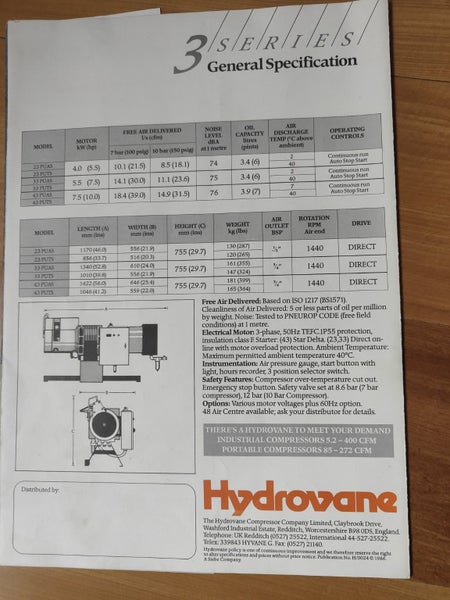 HYDROVANE 23PUTS COMPRESSOR Carousel 2