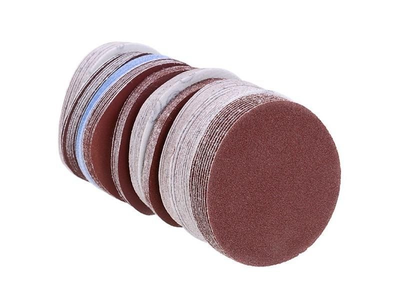 100pcs Round Sandpaper 75mm 3" Sanding Discs Grinding Pads Sheets For General Carousel 1