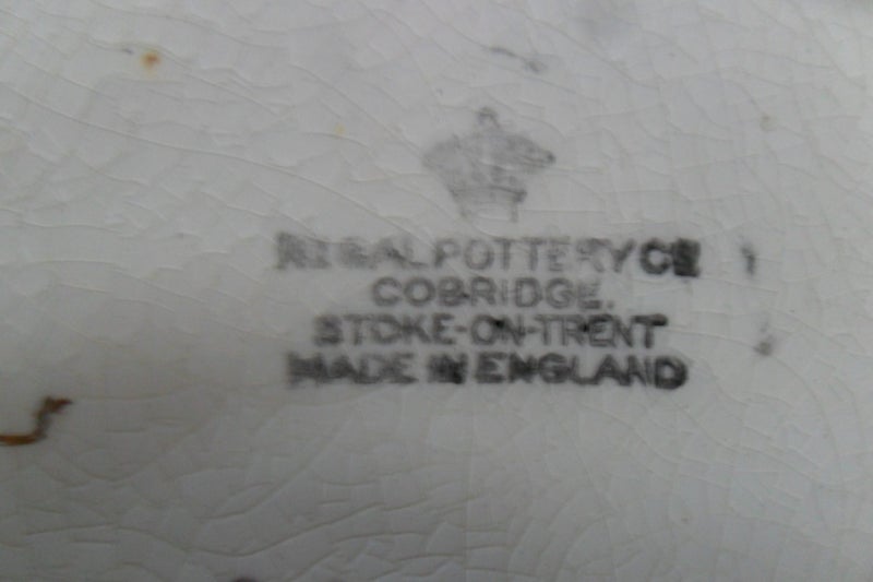 Vintage Serving Bowl - Regal Pottery Co Cobridge England Carousel 2