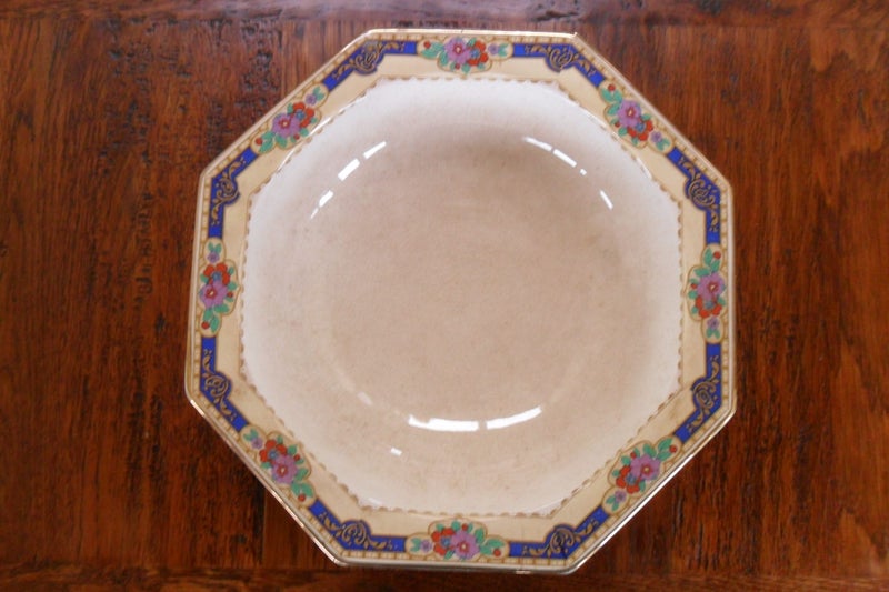 Vintage Serving Bowl - Regal Pottery Co Cobridge England Carousel 1