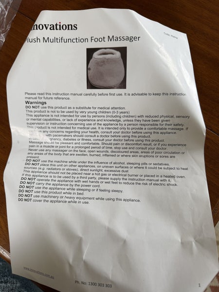 Plush Multifunction Foot Massager Carousel 7