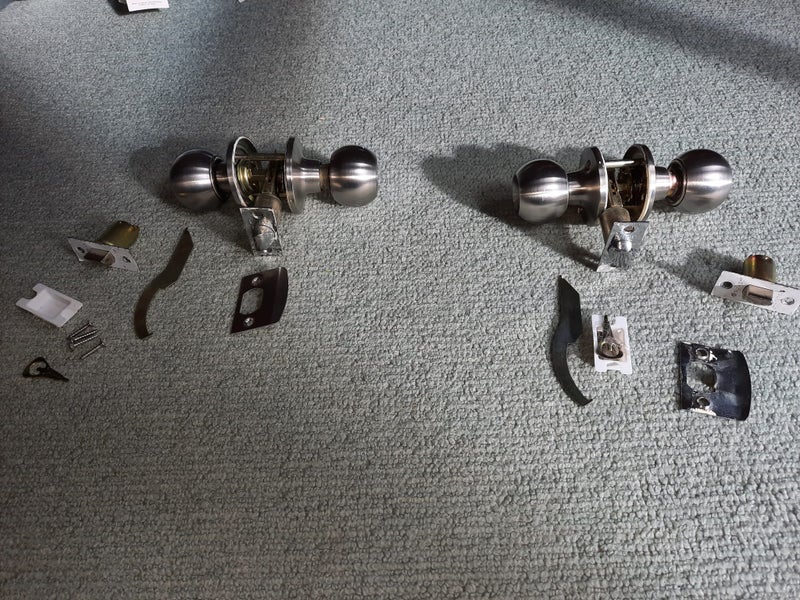 Ordinary internal passage door handles Carousel 1