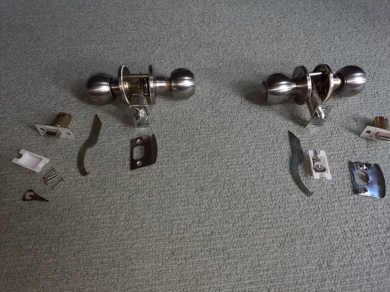 Ordinary internal passage door handles Carousel 7