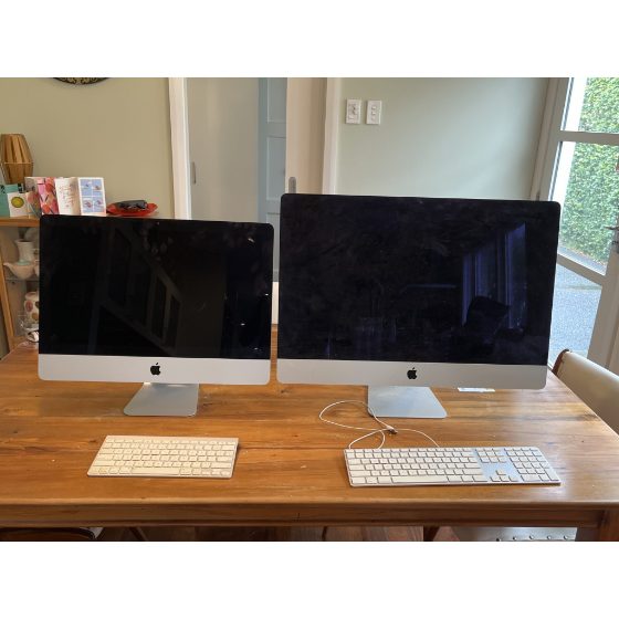 Two Apple iMac Computers Carousel 1