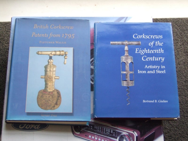 Corkscrews of the 18th Century + British Corkscrew Patents - Signed + 1 numbered Carousel 1
