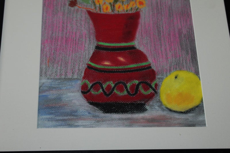 +++ VIBRANT ORIGINAL PASTEL STILL LIFE PAINTING +++ Carousel 20