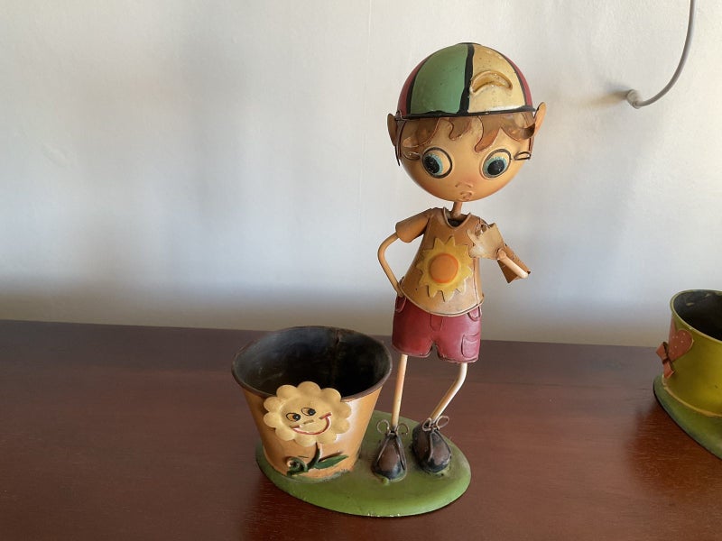 Garden art tin people62863214681985113