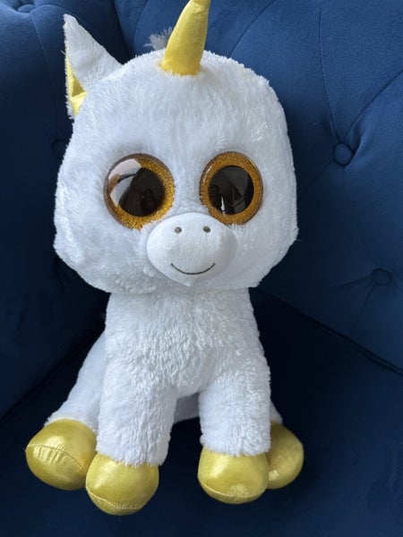 Beanie Boos - Pegasus the White Unicorn Soft Toy Carousel 1