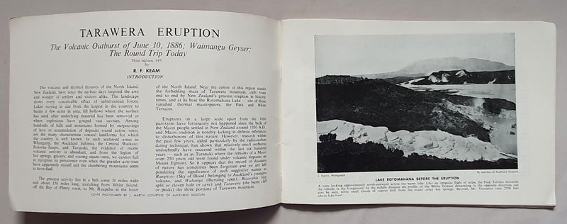 R.F. Keam: TARAWERA ERUPTION (1971, pbk) Carousel 2
