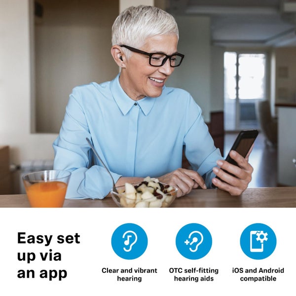 Sennheiser All-Day Clear Slim ADCS1 Bluetooth OTC Hearing Aids Carousel 8